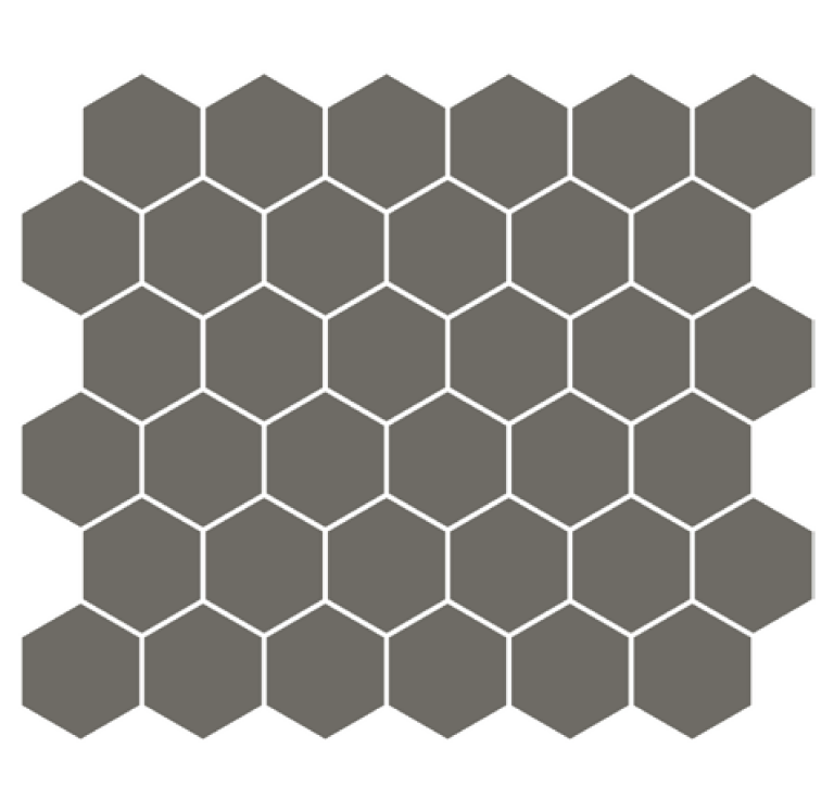Porcelain Mosaic Grey Matte (MT30096)