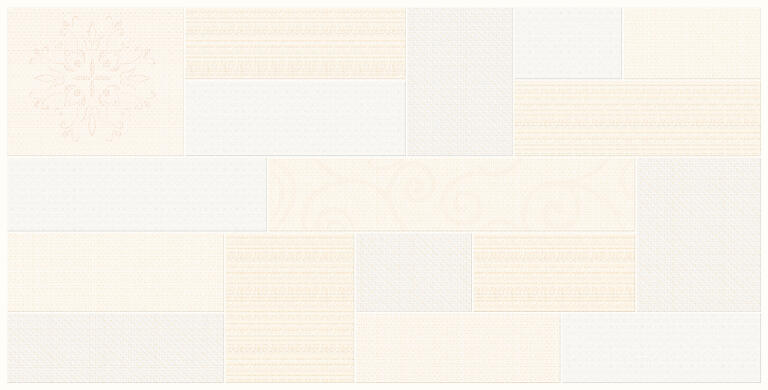 Brick Montage Pearl White